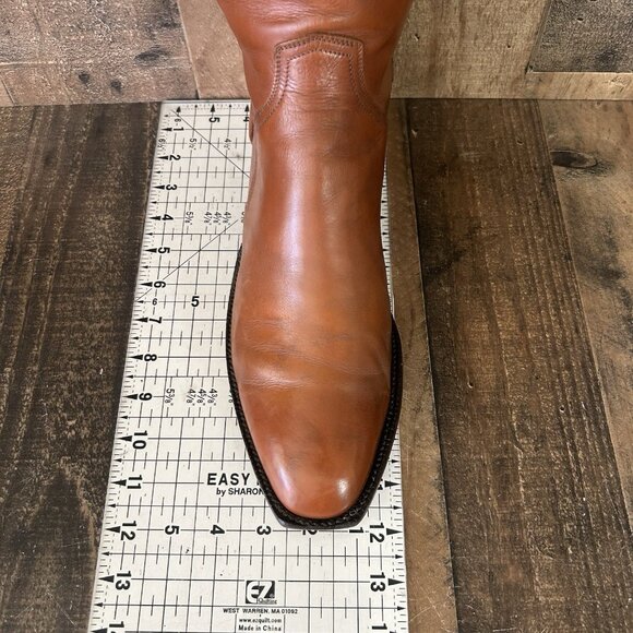 Lucchese Classics Handmade F5073 Side Zip French Toe Cowboy Boots Mens 10.5 EE - Picture 5 of 12